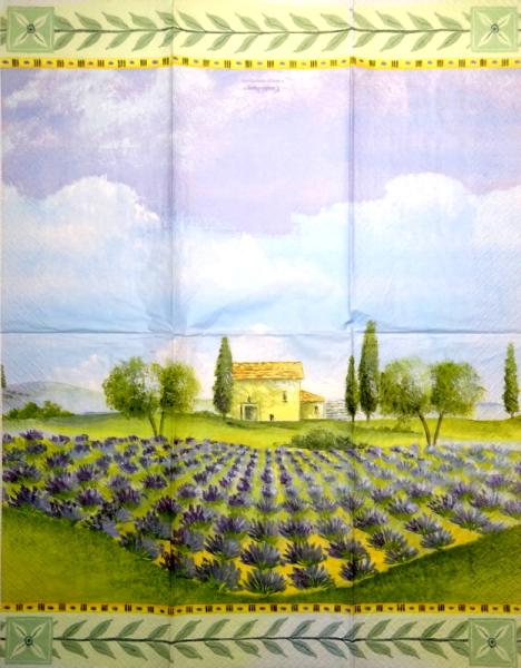 MIT-147 Mediterranean Sea - 3-ply - Creative Papers - Gracey Knight - 33x42cm